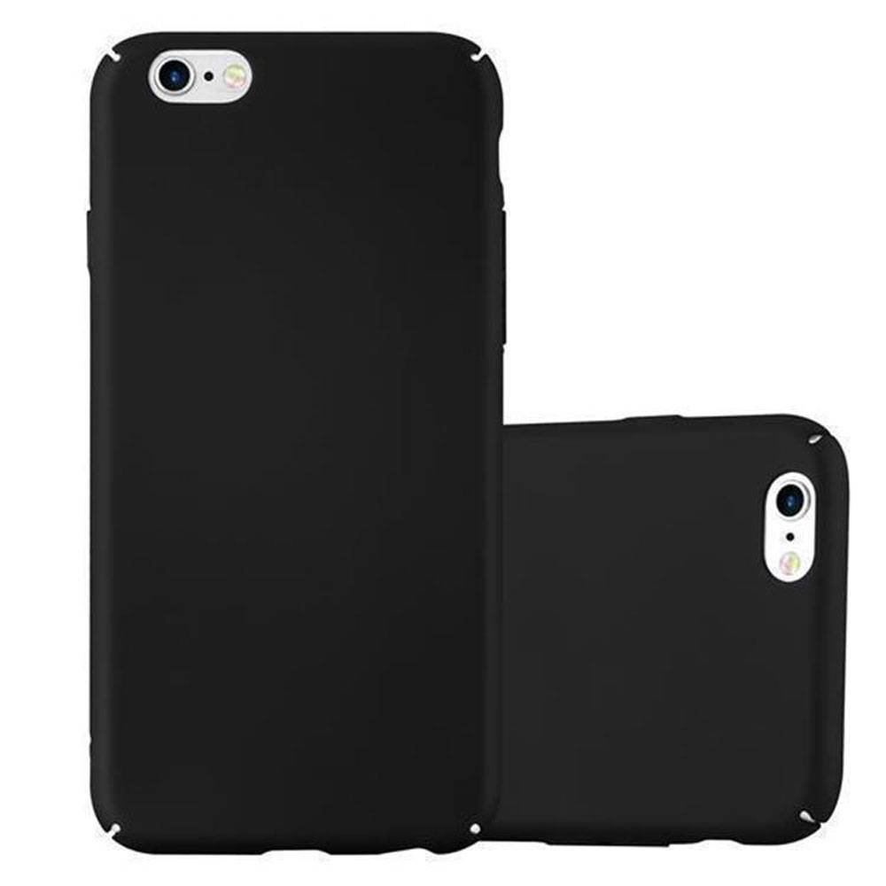 Cadorabo Hülle für Apple iPhone 6 PLUS / 6S PLUS Schutzhülle in Schwarz Hard Case Handy Hülle Etui