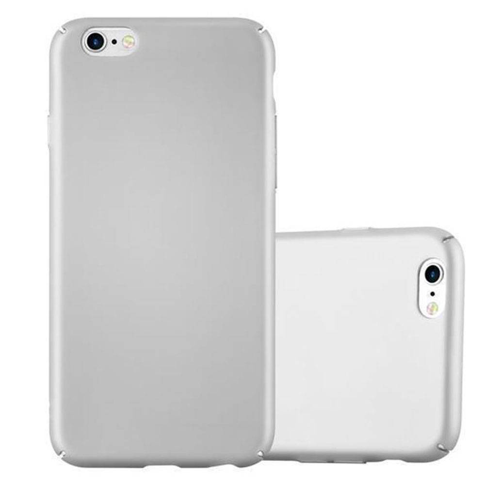 Cadorabo Hülle für Apple iPhone 6 PLUS / 6S PLUS Schutzhülle in Silber Hard Case Handy Hülle Etui