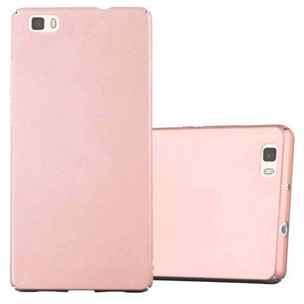 Cadorabo Hülle für Huawei P8 LITE 2015 Schutzhülle in Rosa Hard Case Handy Hülle Etui
