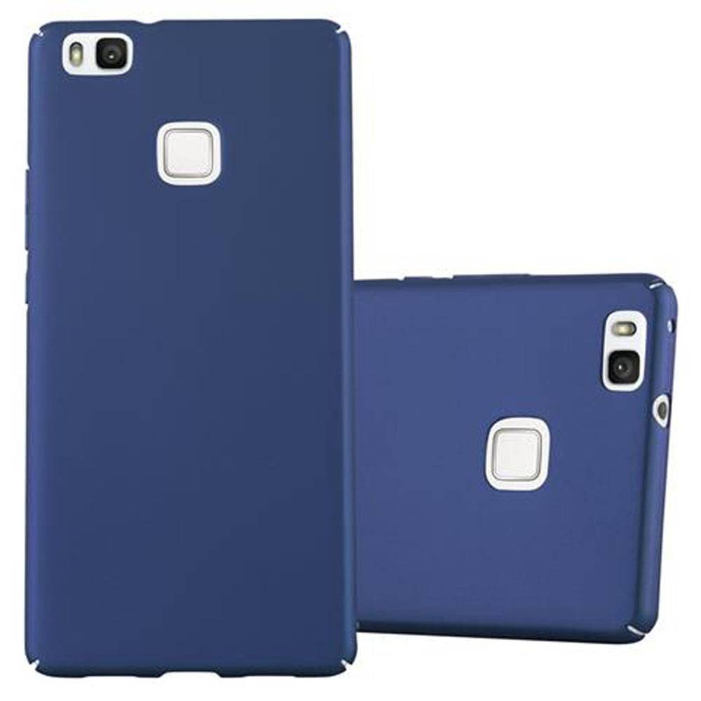 Cadorabo Hülle für Huawei P9 LITE 2016 / G9 LITE Schutzhülle in Blau Hard Case Handy Hülle Etui