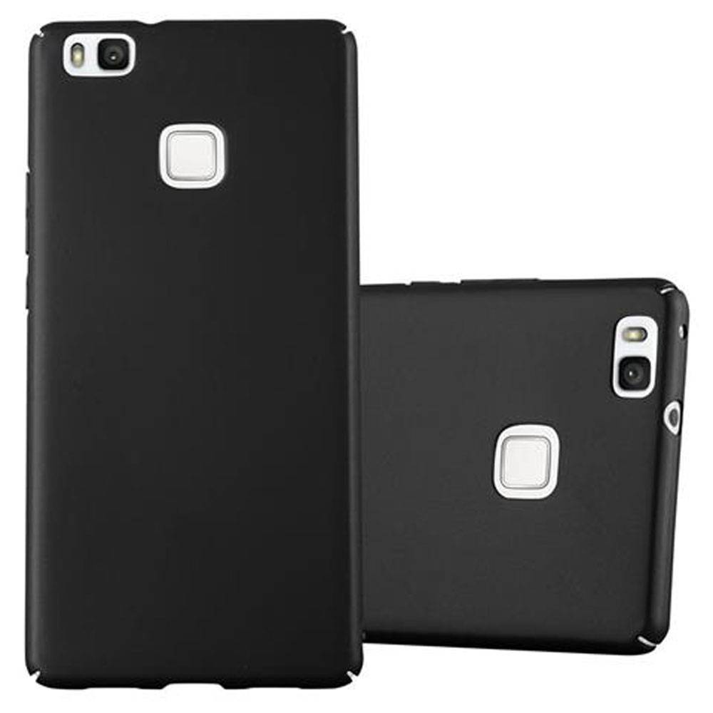 Cadorabo Hülle für Huawei P9 LITE 2016 / G9 LITE Schutzhülle in Schwarz Hard Case Handy Hülle Etui