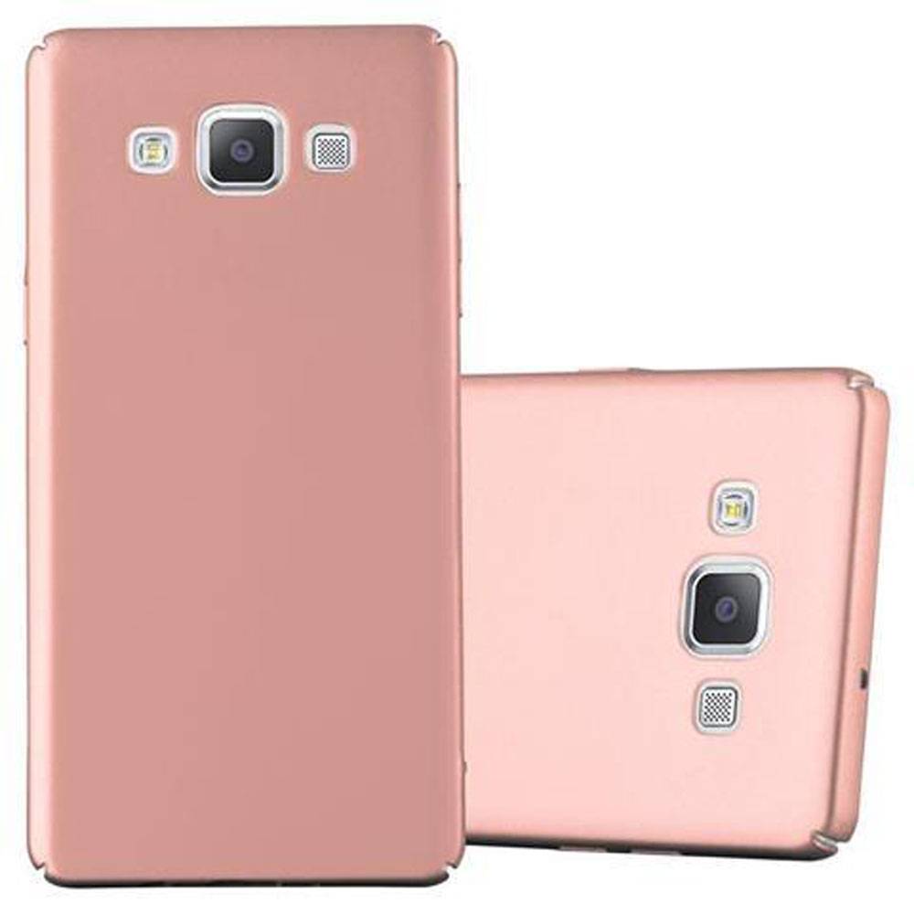 Cadorabo Hülle für Samsung Galaxy A5 2015 Schutzhülle in Rosa Hard Case Handy Hülle Etui