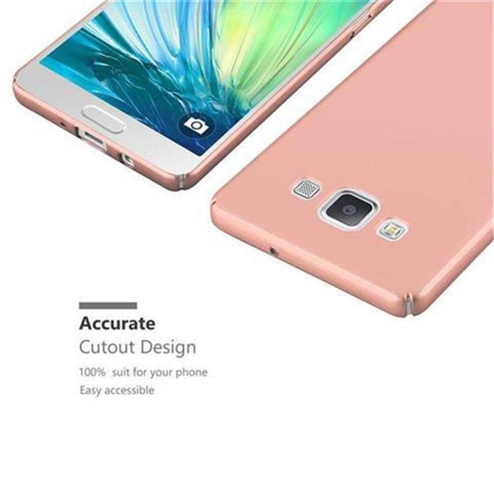 Cadorabo Hülle für Samsung Galaxy A5 2015 Schutzhülle in Rosa Hard Case Handy Hülle Etui