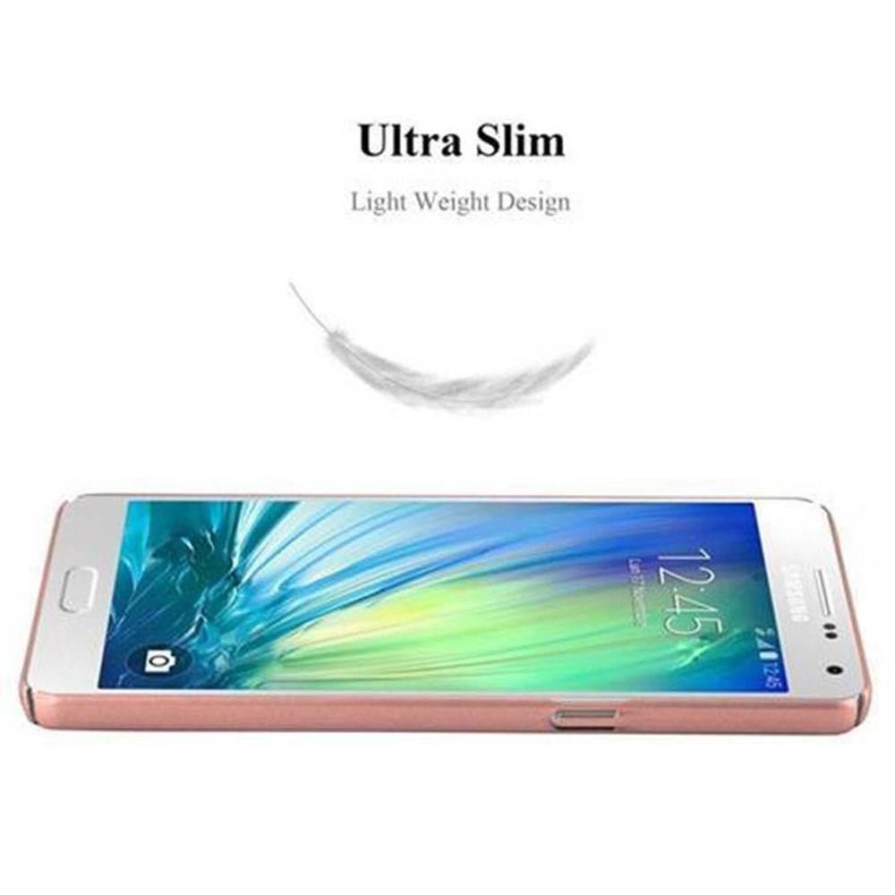 Cadorabo Hülle für Samsung Galaxy A5 2015 Schutzhülle in Rosa Hard Case Handy Hülle Etui
