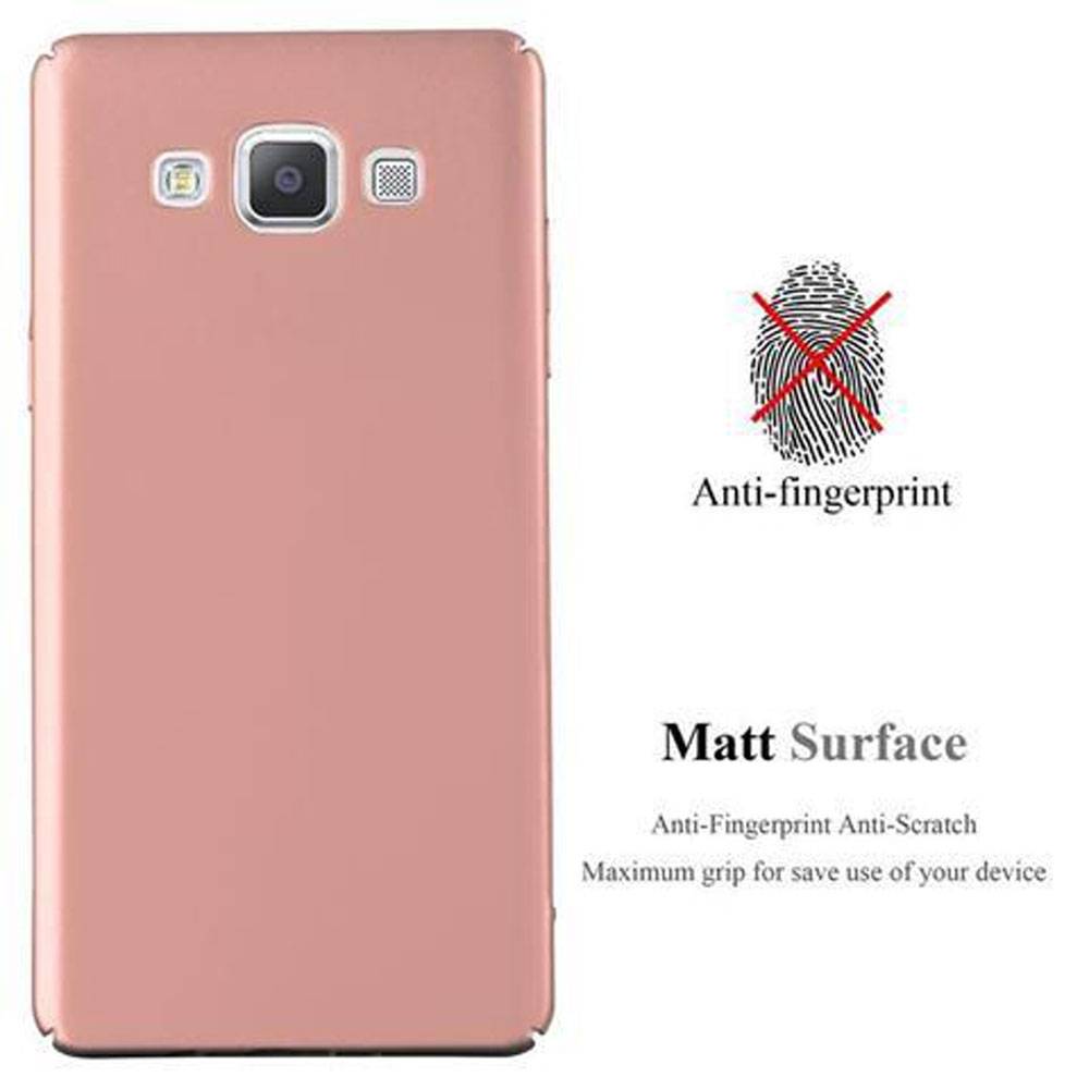 Cadorabo Hülle für Samsung Galaxy A5 2015 Schutzhülle in Rosa Hard Case Handy Hülle Etui