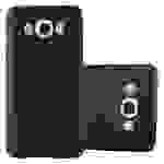 Cadorabo Hülle für Samsung Galaxy J7 2016 Schutzhülle in Schwarz Hard Case Handy Hülle Etui