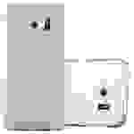 Cadorabo Hülle für Samsung Galaxy S6 EDGE Schutzhülle in Silber Hard Case Handy Hülle Etui
