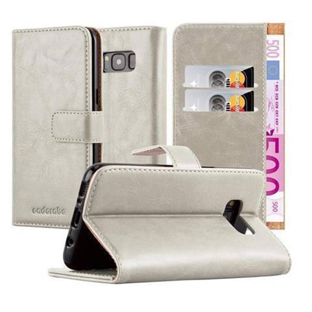 Cadorabo Hülle für Samsung Galaxy S8 Schutzhülle in Braun Handyhülle Book Tasche Case Etui Luxury