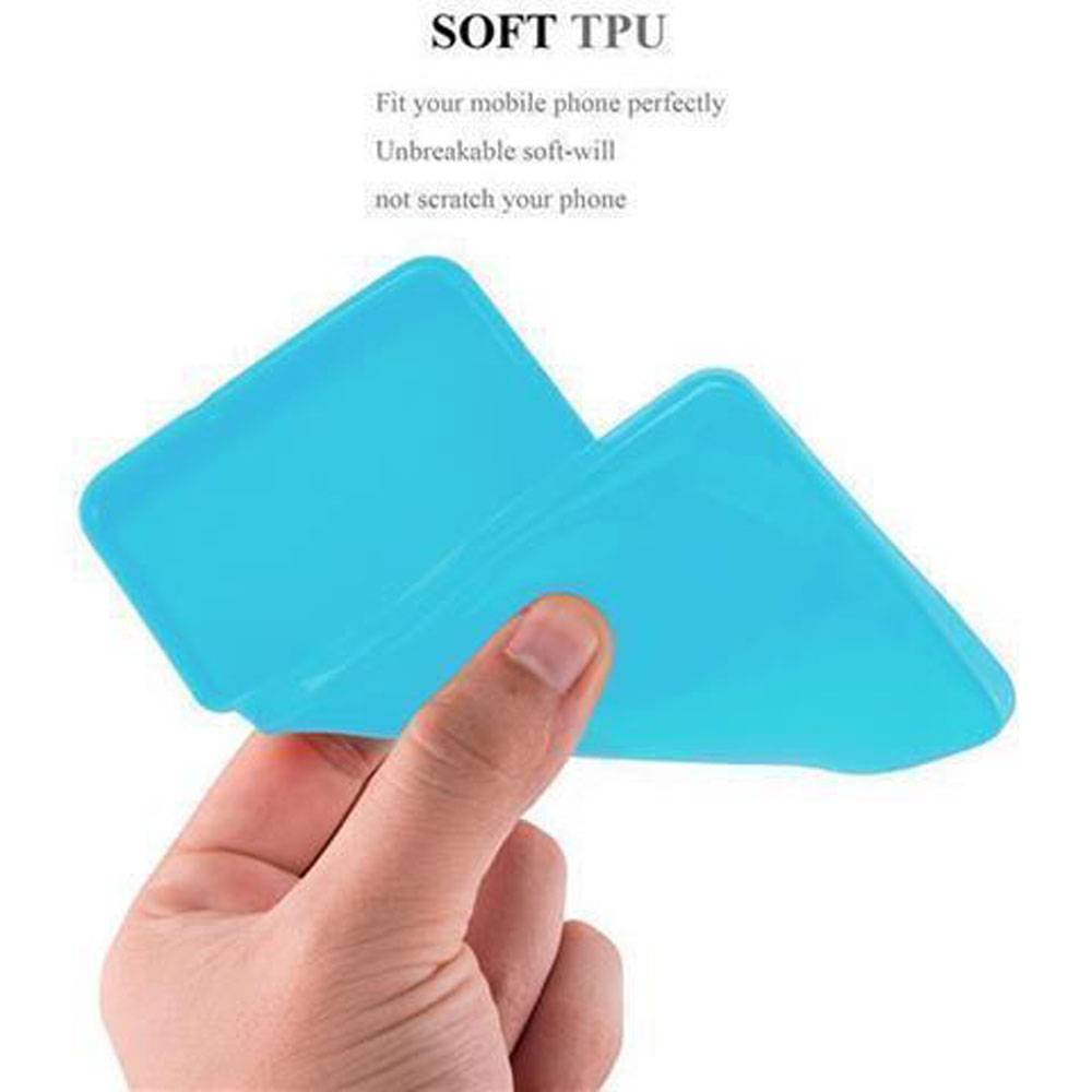Cadorabo Schutzhülle für Apple iPhone 6 PLUS / 6S PLUS Hülle in Blau TPU Etui Hülle Case Cover