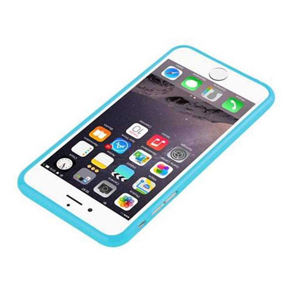 Cadorabo Schutzhülle für Apple iPhone 6 PLUS / 6S PLUS Hülle in Blau TPU Etui Hülle Case Cover