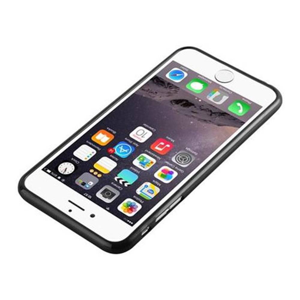 Cadorabo Schutzhülle für Apple iPhone 6 PLUS / 6S PLUS Hülle in Schwarz TPU Etui Hülle Case Cover
