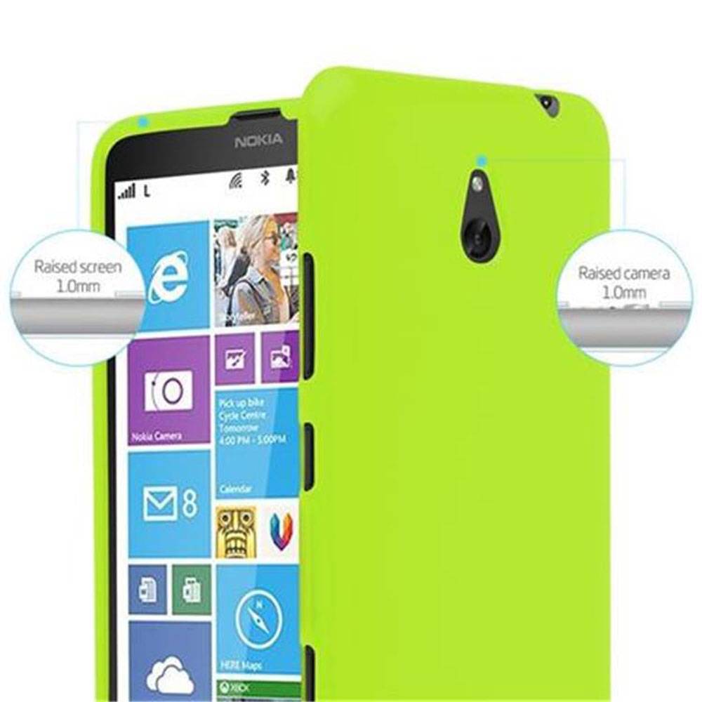 Cadorabo Schutzhülle für Nokia Lumia 1320 Hülle in Grün TPU Etui Hülle Case Cover