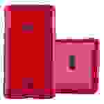 Cadorabo Schutzhülle für Nokia Lumia 625 Hülle in Rot TPU Etui Hülle Case Cover