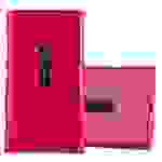 Cadorabo Schutzhülle für Nokia Lumia 920 Hülle in Rot TPU Etui Hülle Case Cover