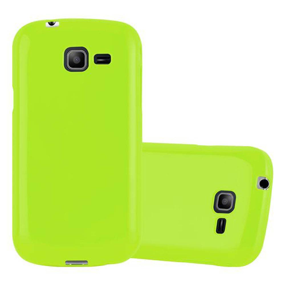 Cadorabo Schutzhülle für Samsung Galaxy TREND LITE Hülle in Grün TPU Etui Hülle Case Cover