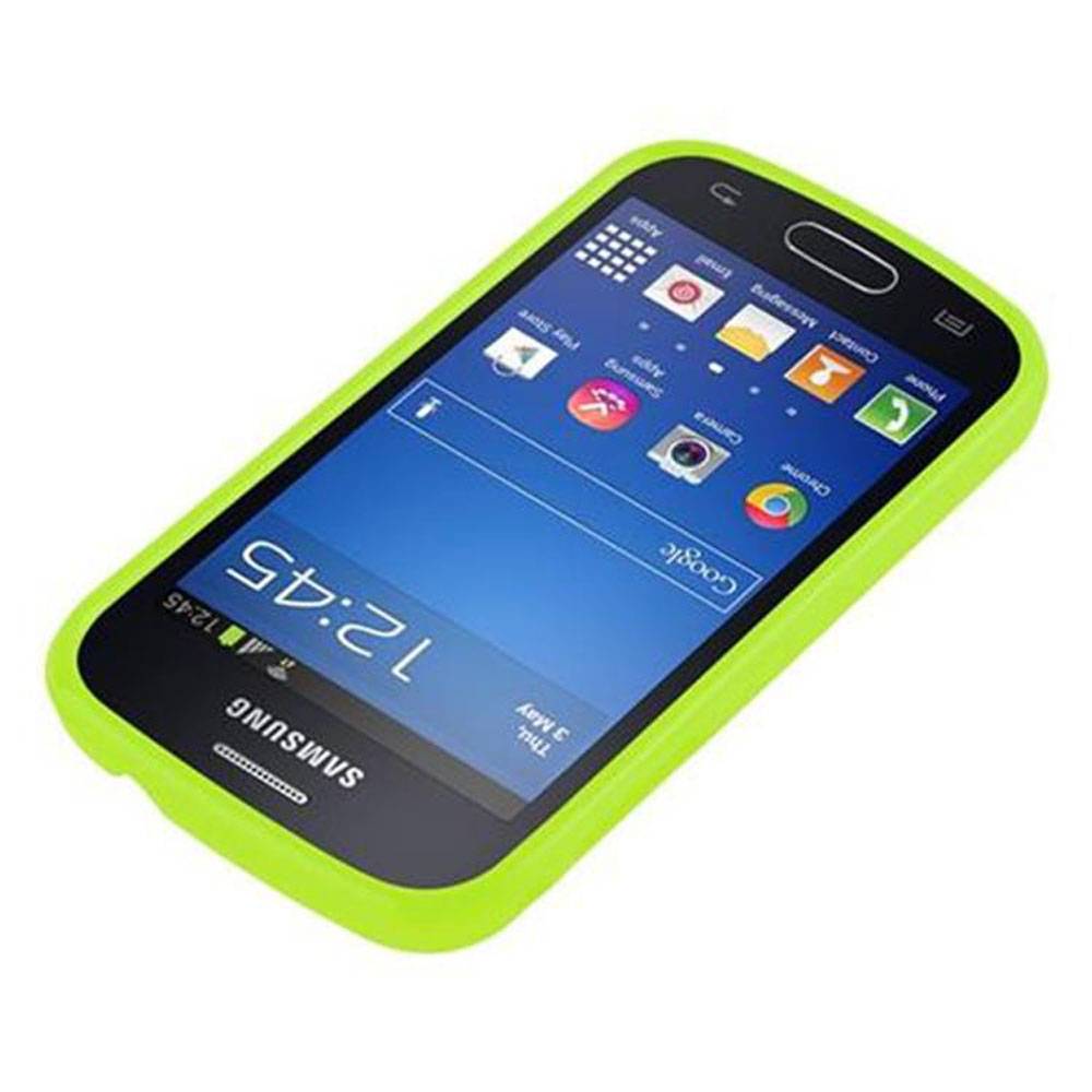 Cadorabo Schutzhülle für Samsung Galaxy TREND LITE Hülle in Grün TPU Etui Hülle Case Cover