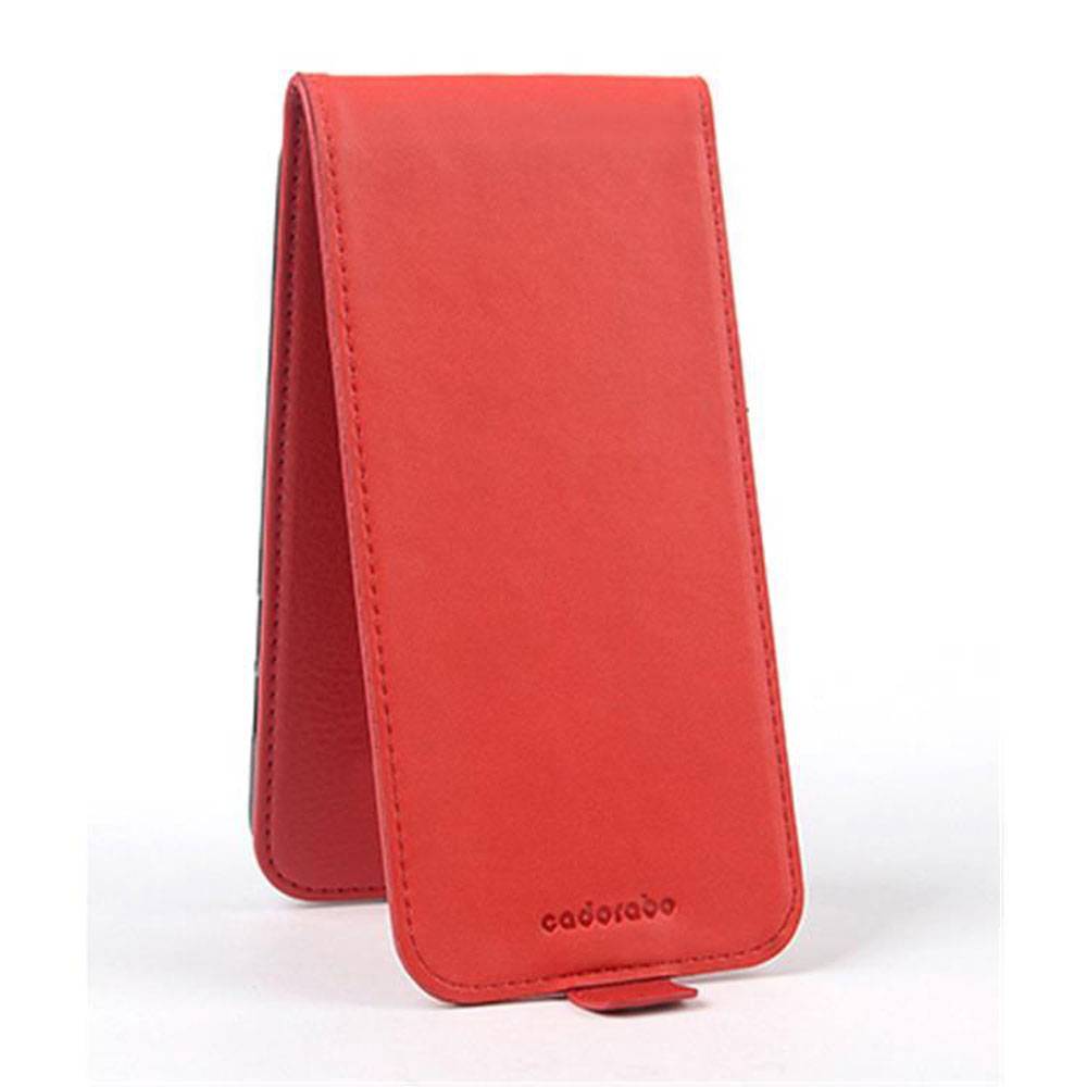 Cadorabo Schutzhülle für Huawei P8 LITE 2017 / P9 LITE 2017 Hülle in Rot Flip Etui Handyhülle Case Cover Kunstleder