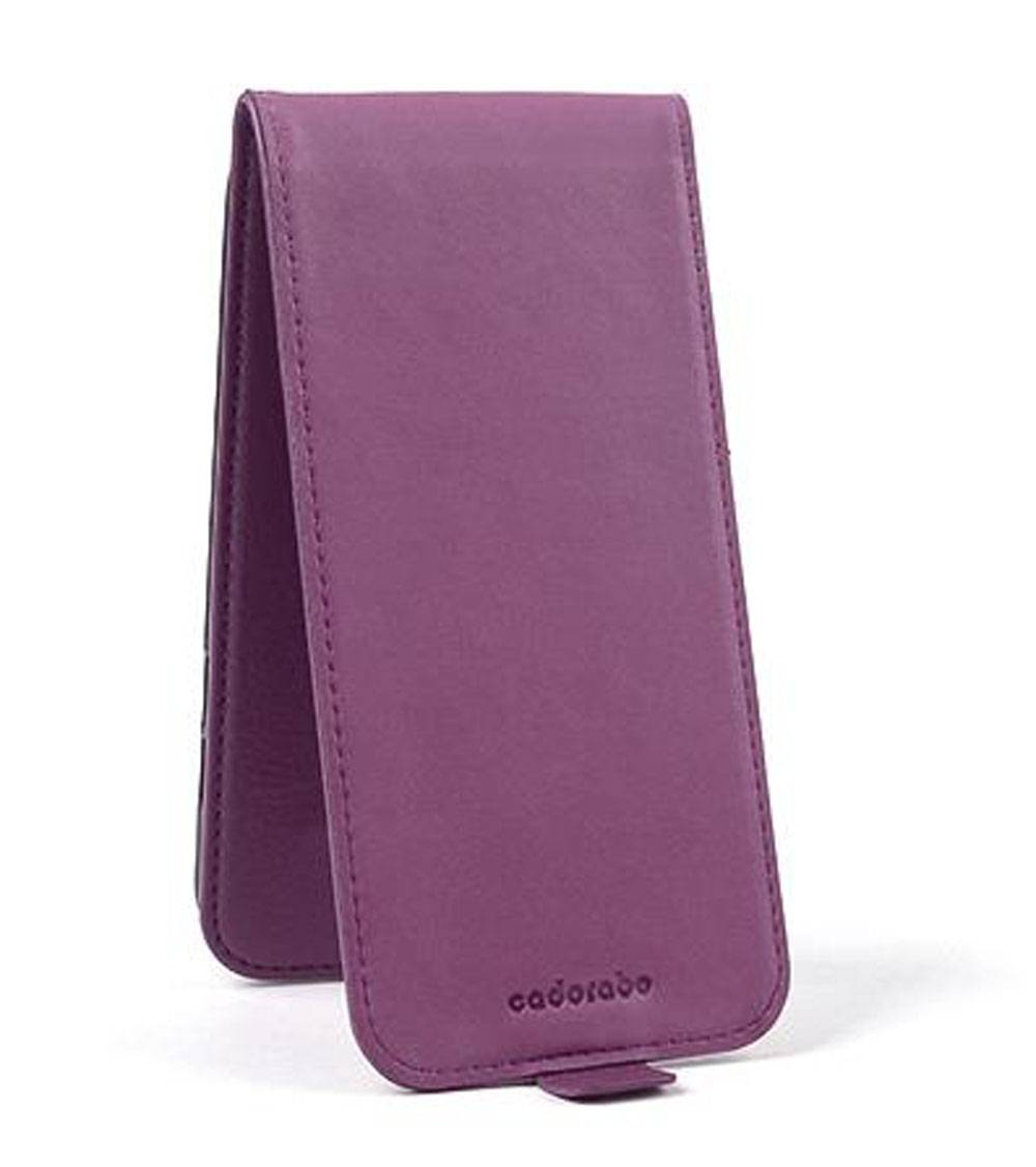 Cadorabo Schutzhülle für Motorola MOTO G5 PLUS Hülle in Lila Flip Etui Handyhülle Case Cover Kunstleder