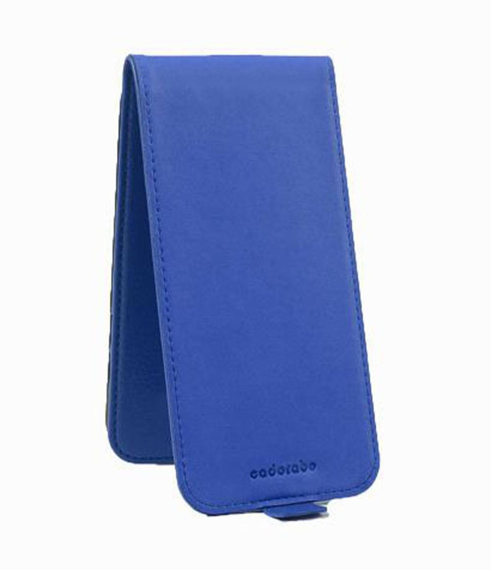 Cadorabo Schutzhülle für Motorola MOTO G5 PLUS Hülle in Blau Flip Etui Handyhülle Case Cover Kunstleder
