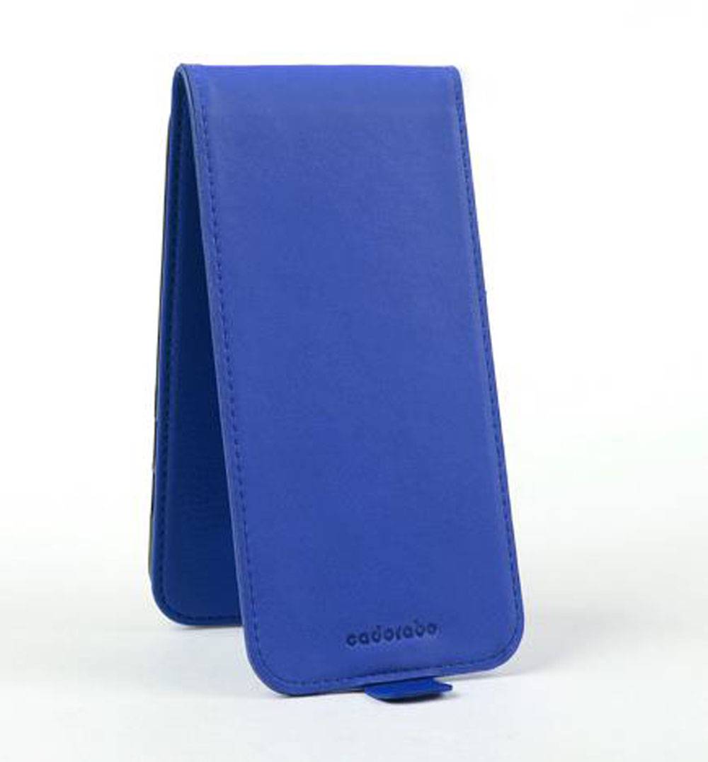 Cadorabo Schutzhülle für LG G5 Hülle in Blau Flip Etui Handyhülle Case Cover Kunstleder