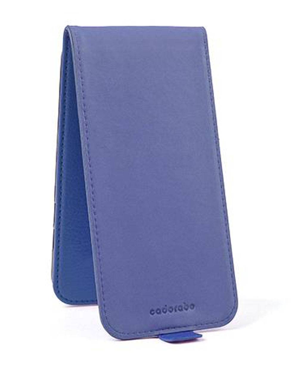 Cadorabo Schutzhülle für Samsung Galaxy S8 Hülle in Blau Flip Etui Handyhülle Case Cover Kunstleder