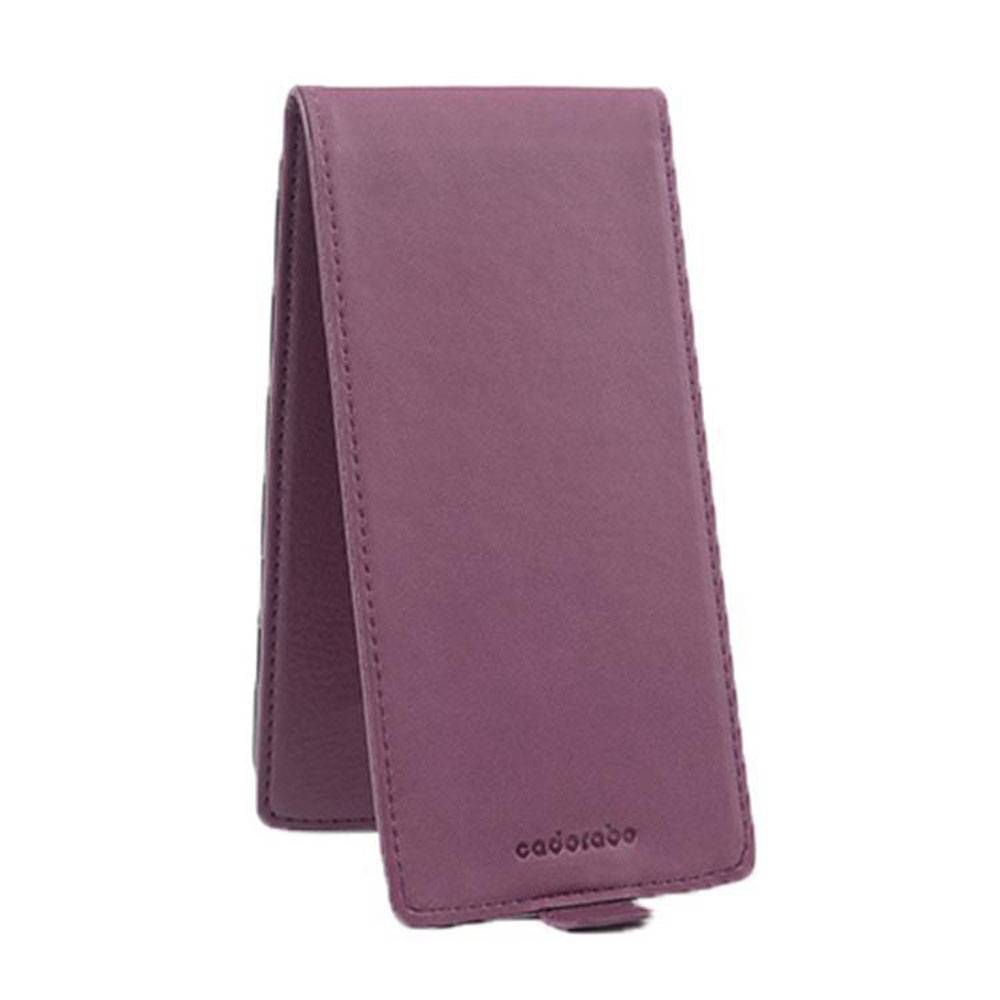 Cadorabo Schutzhülle für Sony Xperia XA Hülle in Lila Flip Etui Handyhülle Case Cover Kunstleder