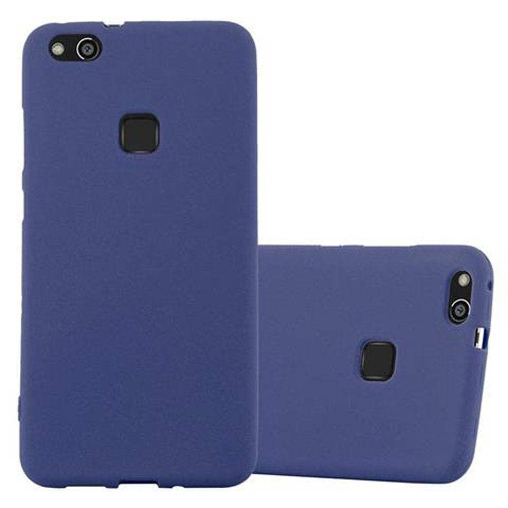 Cadorabo Schutzhülle für Huawei P10 LITE Hülle in Blau Handyhülle TPU Etui Cover Case