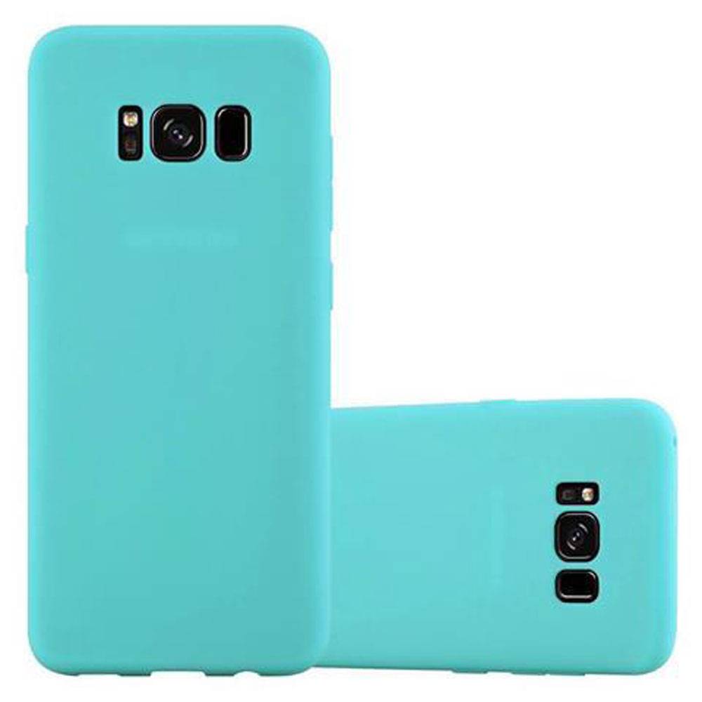 Cadorabo Hülle für Samsung Galaxy S8 PLUS Schutzhülle in Blau Handyhülle TPU Silikon Etui Case Cover
