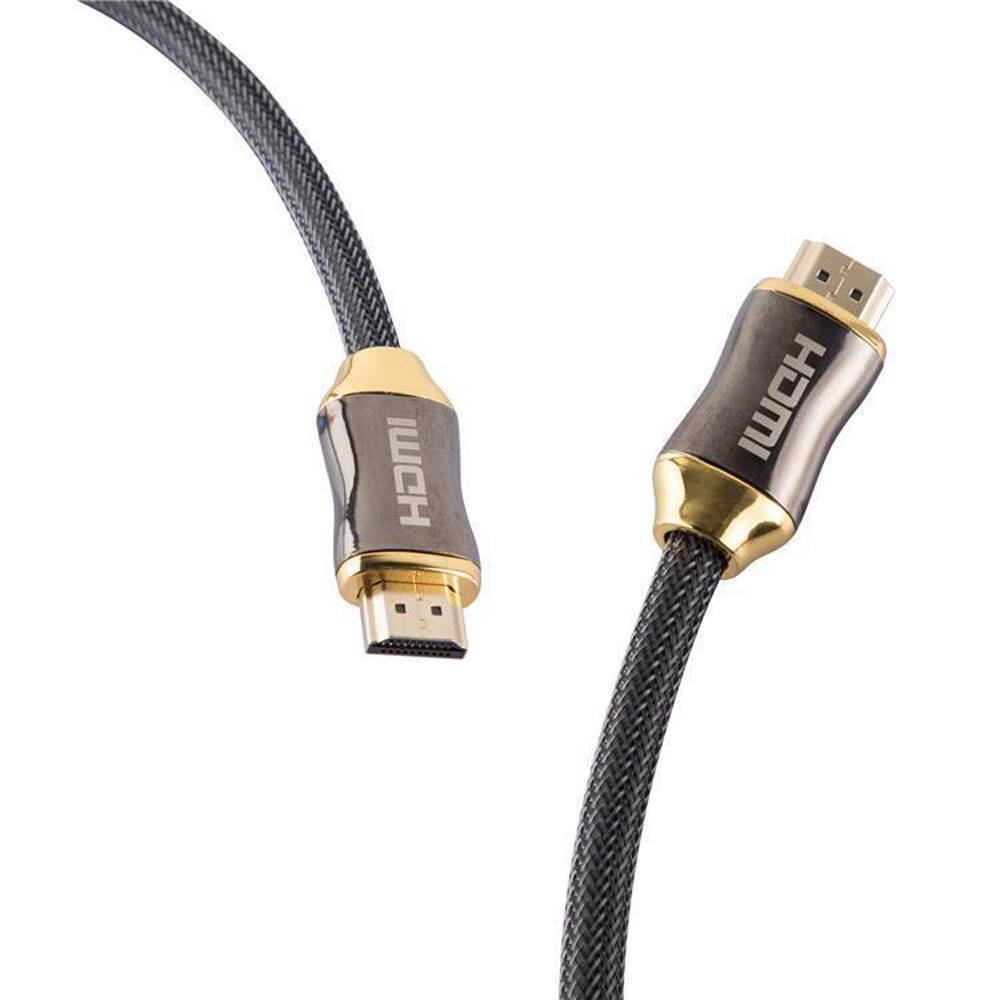 Cadorabo 3 m HQ Steckerkabel mit kompatiblen HDMI-Anschluss