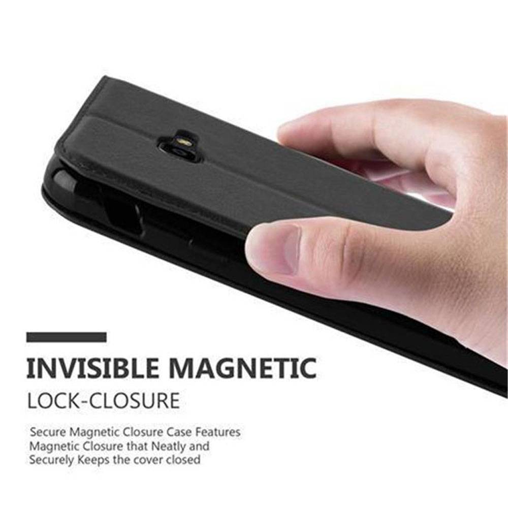 Cadorabo Hülle für Samsung Galaxy XCover 4 / XCover 4s Schutz Hülle in Schwarz Handyhülle Etui Case Cover