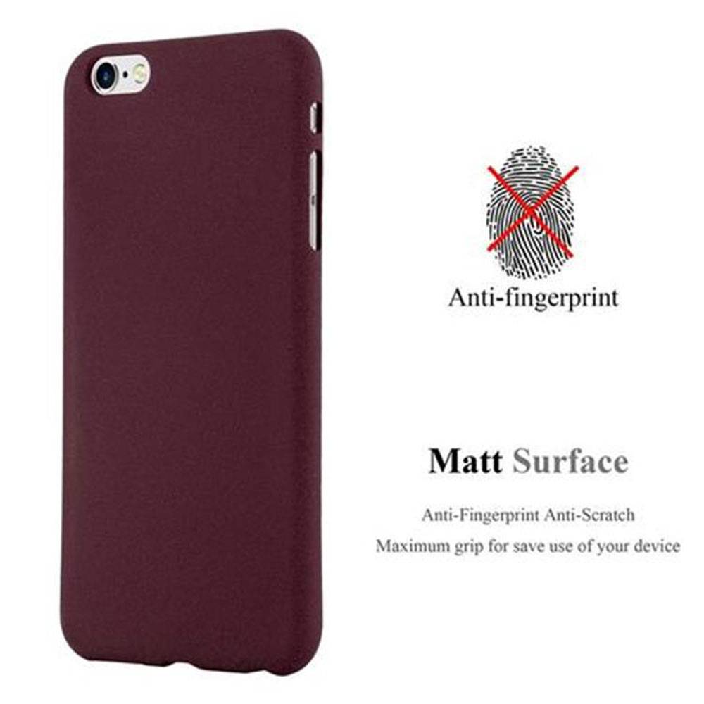Cadorabo Schutzhülle für Apple iPhone 6 / 6S Hülle in Lila Handyhülle TPU Etui Cover Case