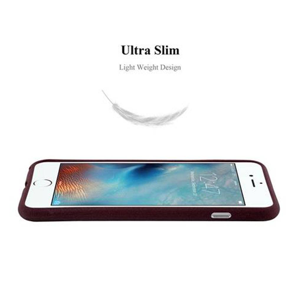 Cadorabo Schutzhülle für Apple iPhone 6 / 6S Hülle in Lila Handyhülle TPU Etui Cover Case