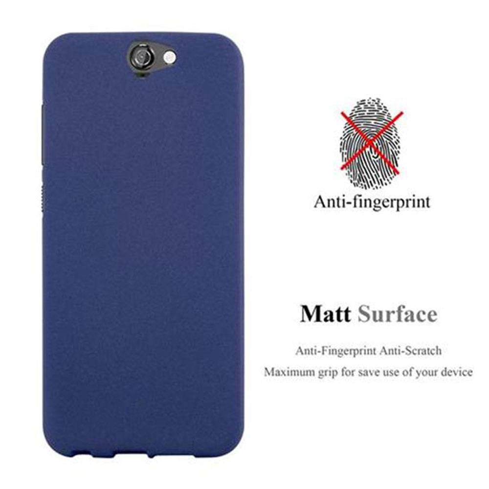 Cadorabo Schutzhülle für HTC ONE A9 Hülle in Blau Handyhülle TPU Etui Cover Case