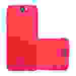 Cadorabo Schutzhülle für HTC ONE A9 Hülle in Rot Handyhülle TPU Etui Cover Case