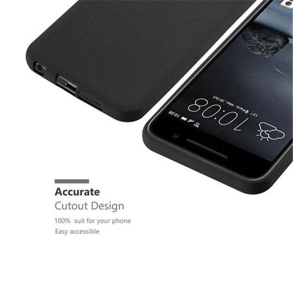 Cadorabo Schutzhülle für HTC ONE A9 Hülle in Schwarz Handyhülle TPU Etui Cover Case