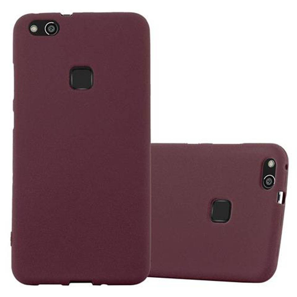 Cadorabo Schutzhülle für Huawei P10 LITE Hülle in Lila Handyhülle TPU Etui Cover Case