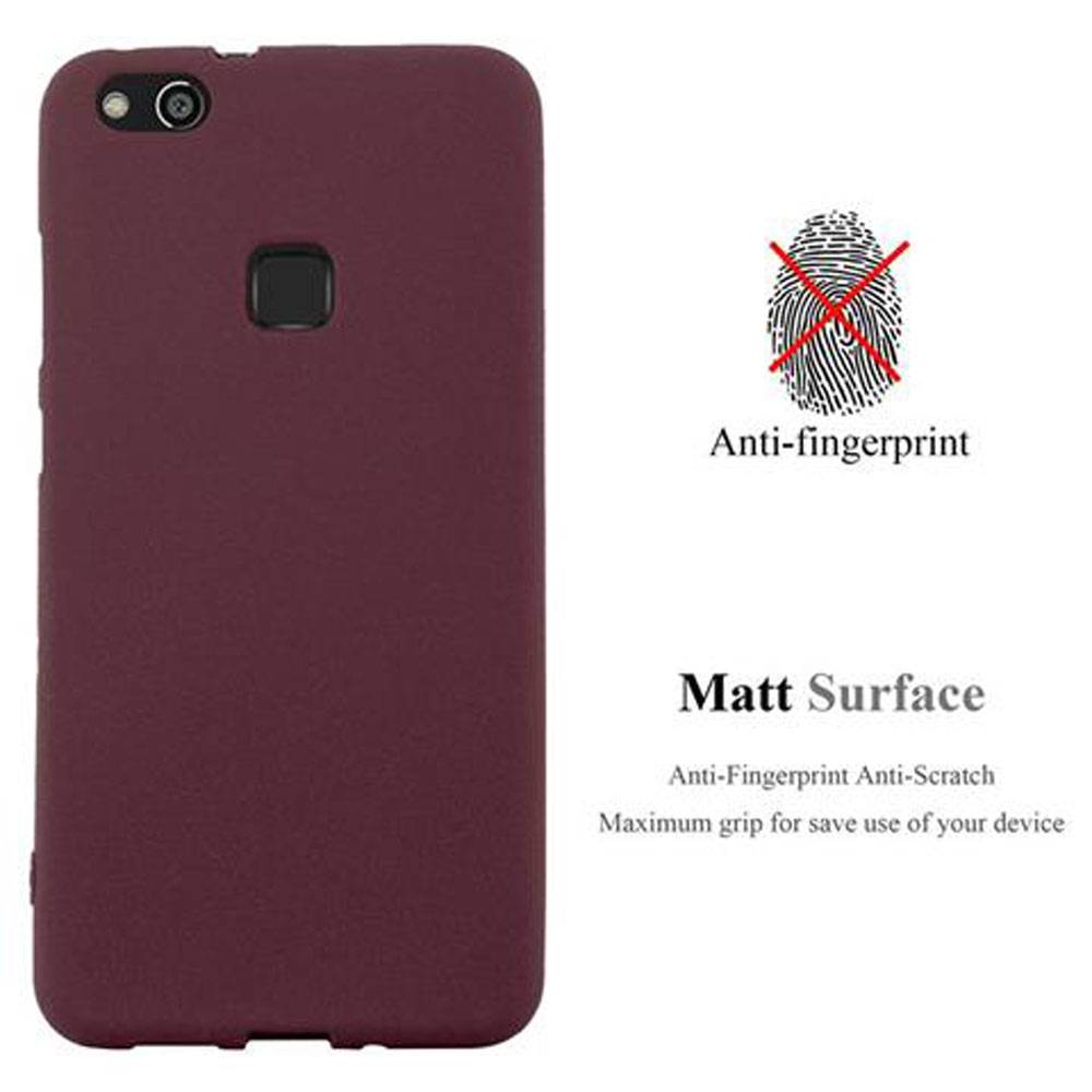 Cadorabo Schutzhülle für Huawei P10 LITE Hülle in Lila Handyhülle TPU Etui Cover Case