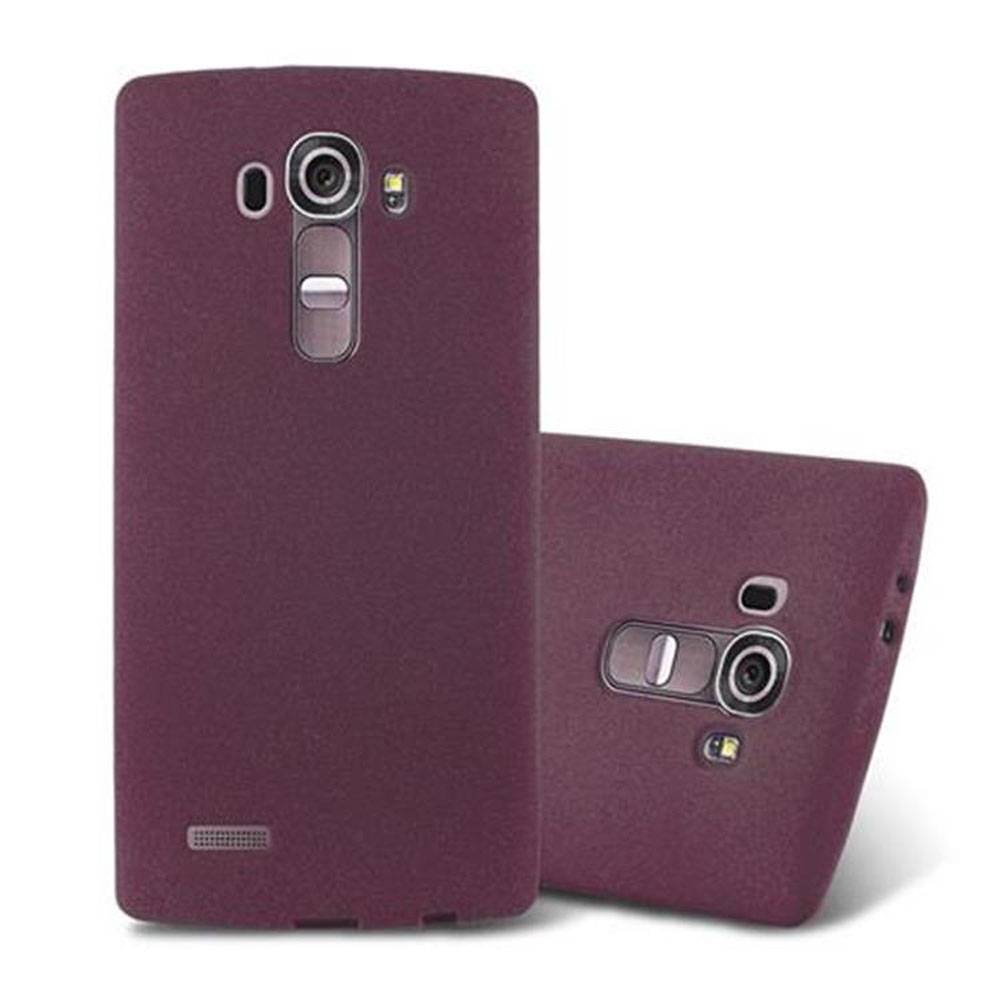 Cadorabo Schutzhülle für LG G4 / G4 PLUS Hülle in Lila Handyhülle TPU Etui Cover Case