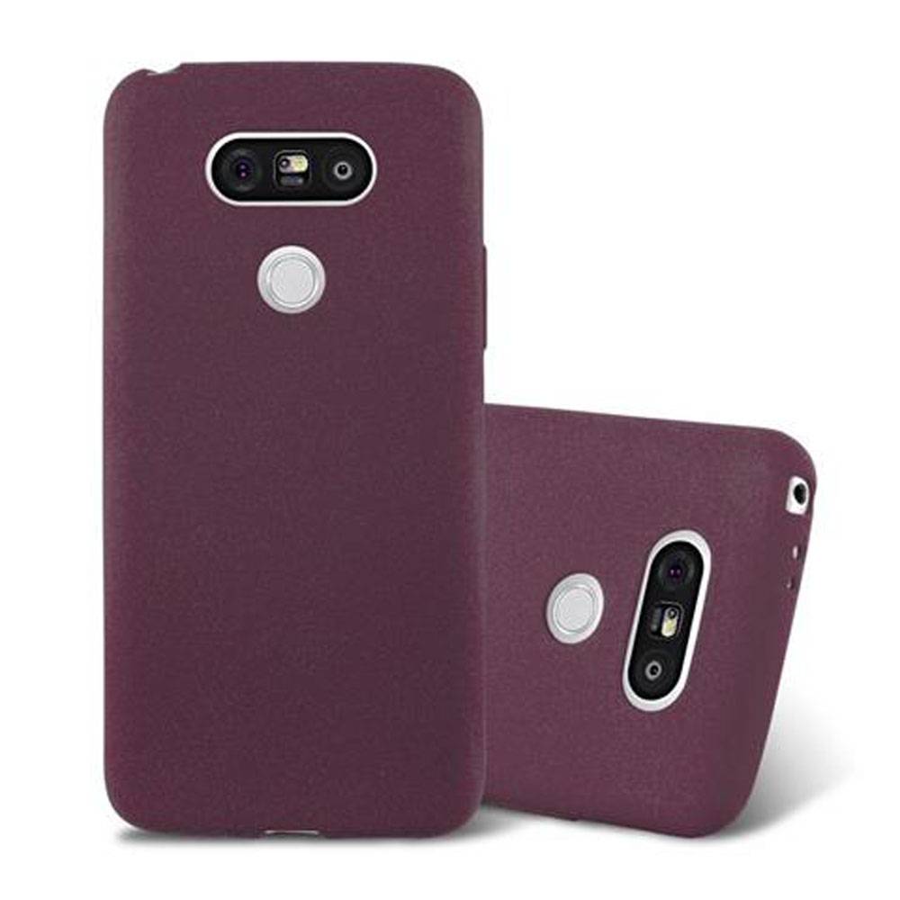 Cadorabo Schutzhülle für LG G5 Hülle in Lila Handyhülle TPU Etui Cover Case