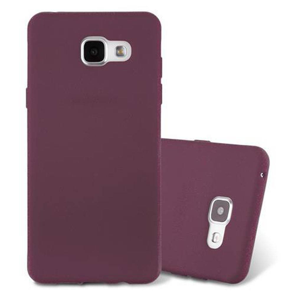Cadorabo Schutzhülle für Samsung Galaxy A3 2016 Hülle in Lila Handyhülle TPU Etui Cover Case