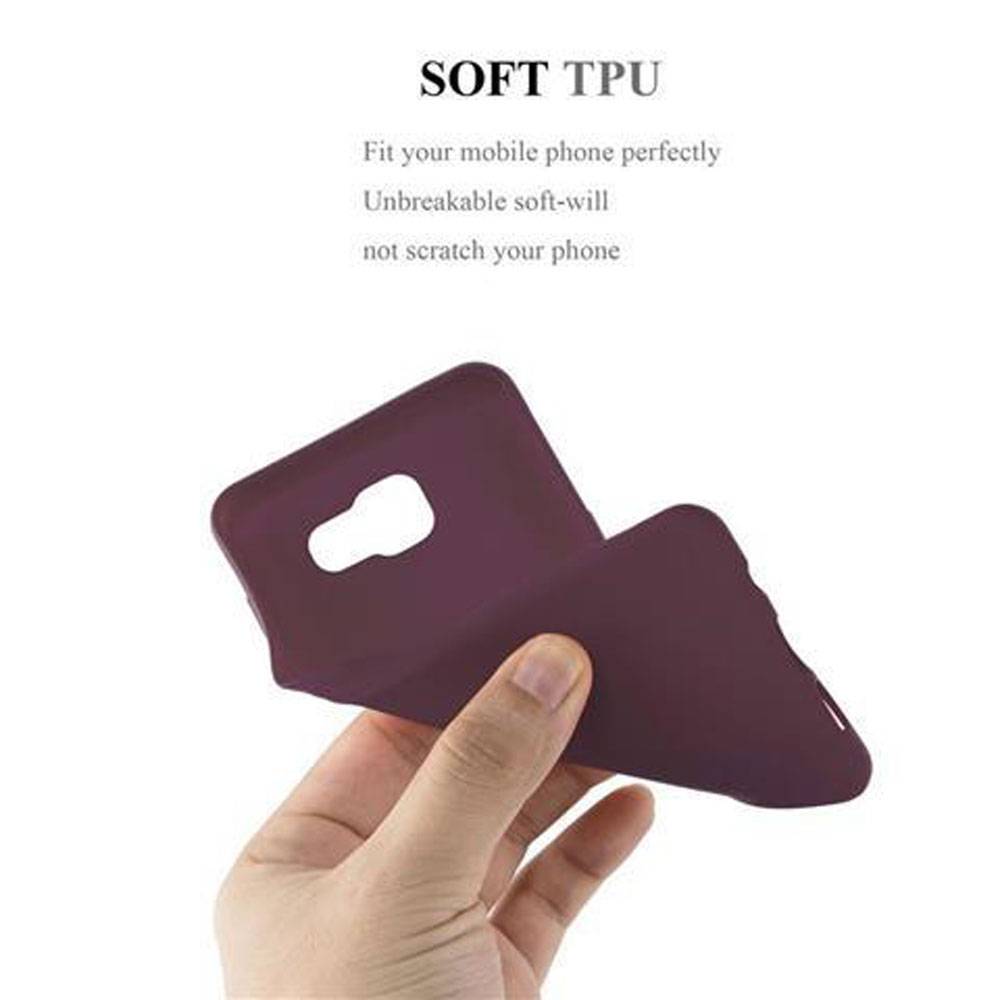Cadorabo Schutzhülle für Samsung Galaxy A3 2016 Hülle in Lila Handyhülle TPU Etui Cover Case