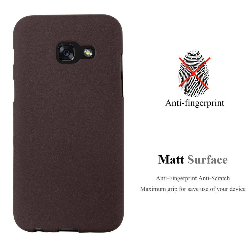 Cadorabo Schutzhülle für Samsung Galaxy A5 2017 Hülle in Lila Handyhülle TPU Etui Cover Case