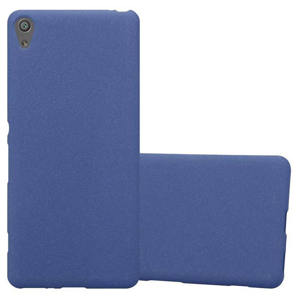 Cadorabo Schutzhülle für Sony Xperia XA Hülle in Blau Handyhülle TPU Etui Cover Case