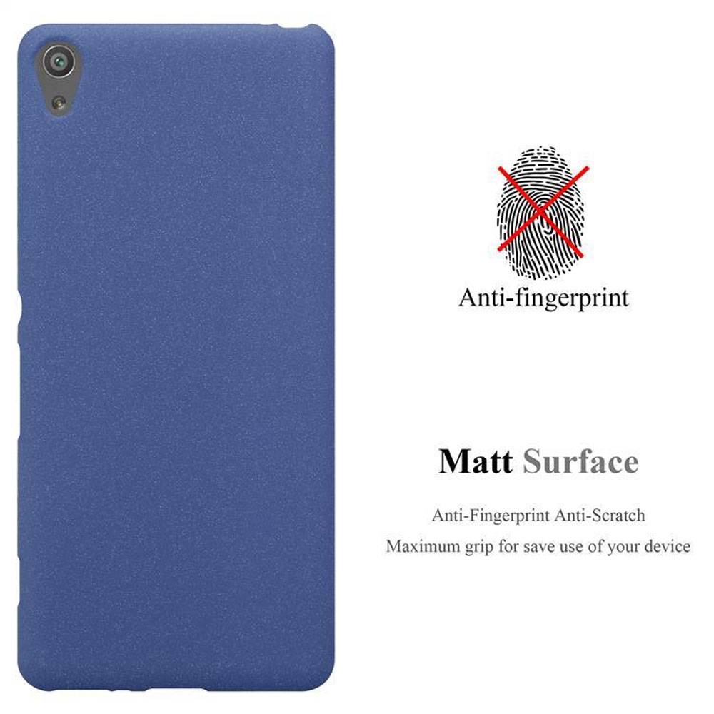 Cadorabo Schutzhülle für Sony Xperia XA Hülle in Blau Handyhülle TPU Etui Cover Case