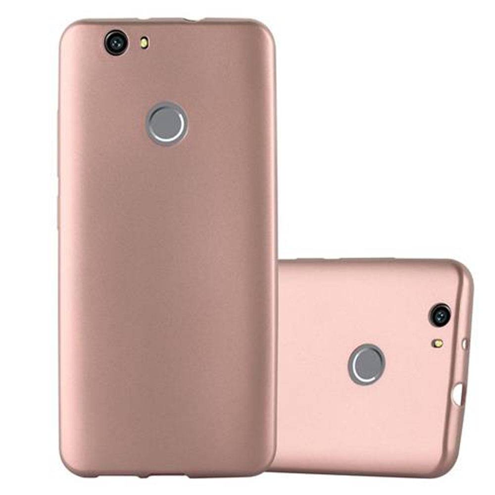 Cadorabo Schutzhülle für Huawei NOVA Hülle in Rosa Handyhülle TPU Silikon Etui Cover Case