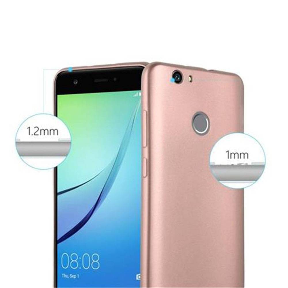 Cadorabo Schutzhülle für Huawei NOVA Hülle in Rosa Handyhülle TPU Silikon Etui Cover Case
