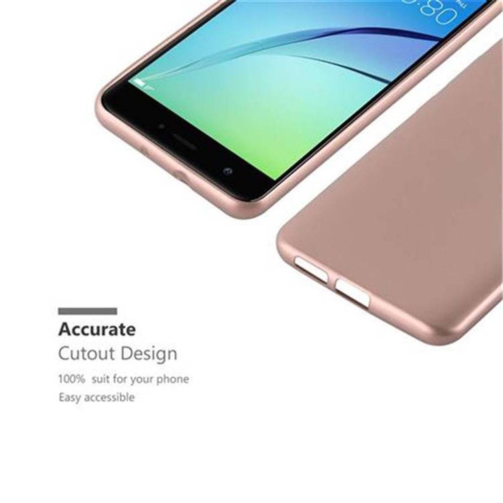Cadorabo Schutzhülle für Huawei NOVA Hülle in Rosa Handyhülle TPU Silikon Etui Cover Case