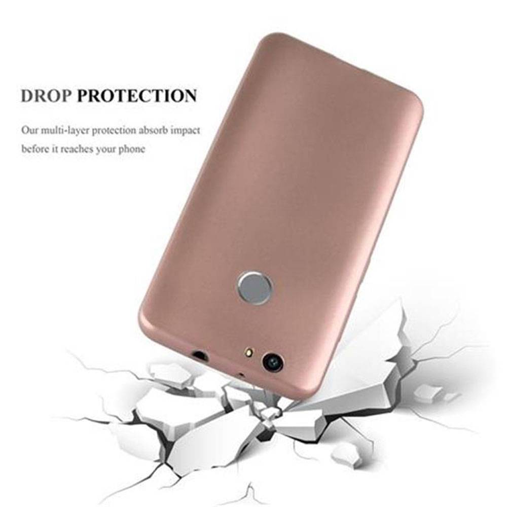 Cadorabo Schutzhülle für Huawei NOVA Hülle in Rosa Handyhülle TPU Silikon Etui Cover Case