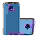Cadorabo Schutzhülle für Motorola MOTO G5 Hülle in Blau Handyhülle TPU Silikon Etui Cover Case