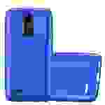 Cadorabo Schutzhülle für LG K4 2017 Hülle in Blau Handyhülle TPU Silikon Etui Cover Case